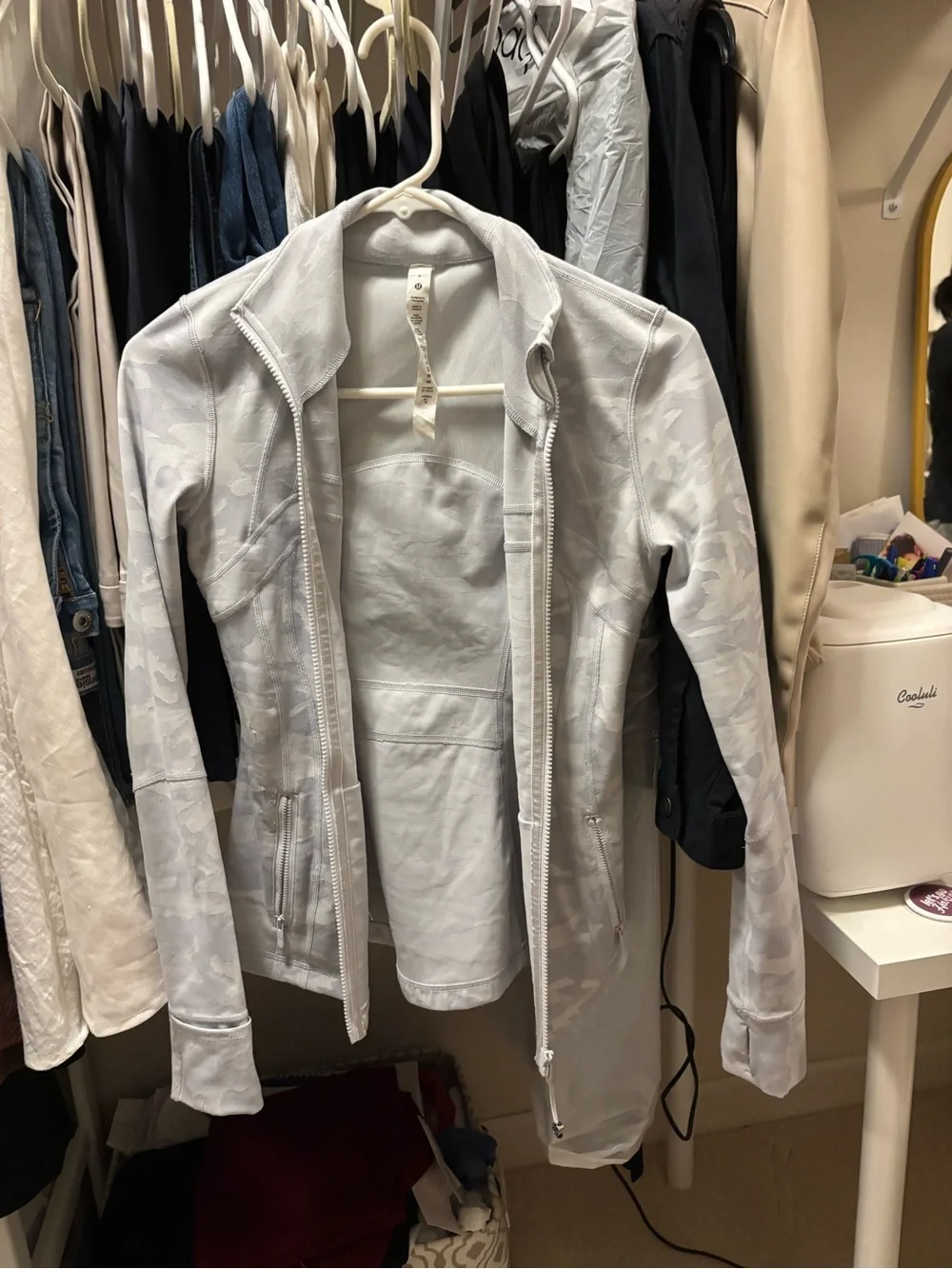 Lululemo Gray Camo Define Jacket